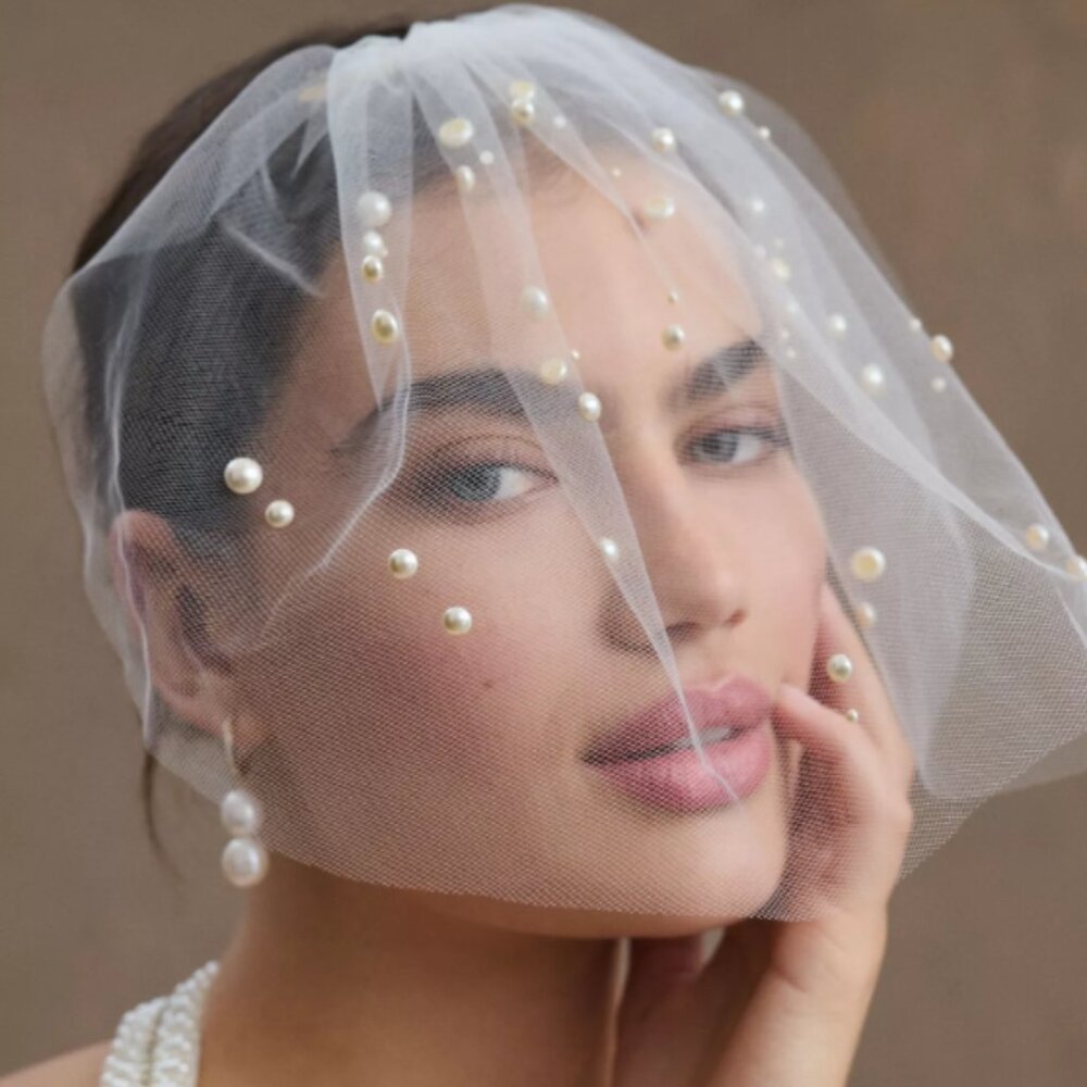 NWT Twigs & Honey Marolize Birdcage Veil – Anthropologie Bridal